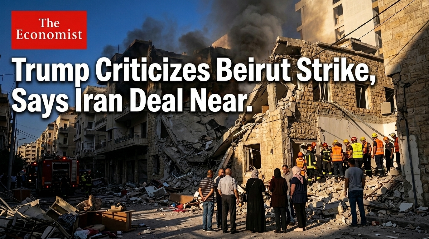Trump Says Israel's Beirut Strike "Should Not Have Happened" - But Insists Deal With Iran is Close