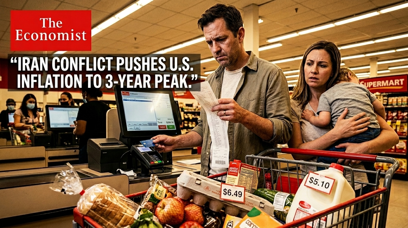 US Inflation Hits Three-Year High as Iran War Drives Up Energy and Food Costs