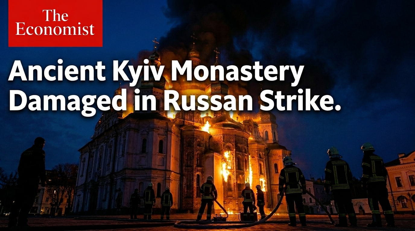 Russia Strikes Kyiv's Thousand-Year-Old Monastery of the Caves in Overnight Assault