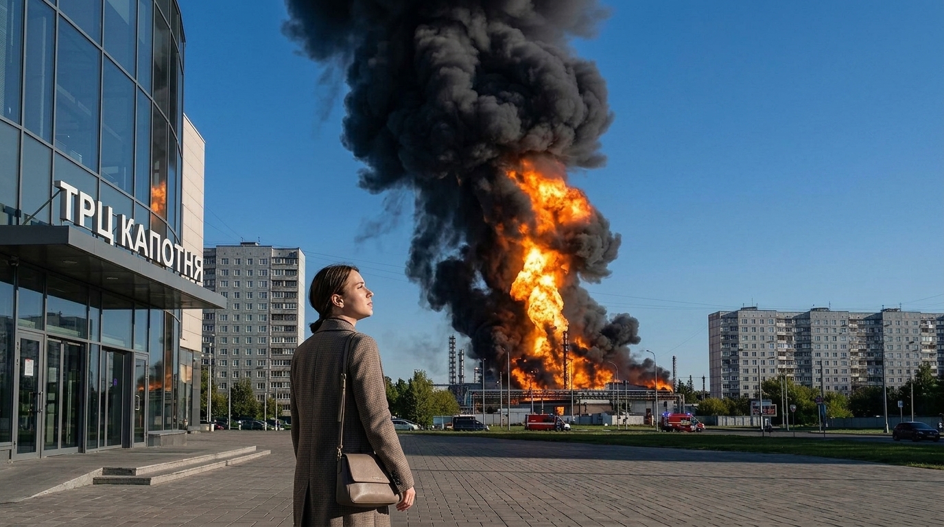 Ukraine Hits Moscow's Oil Refinery for a Second Time in One Week in Its Biggest-Ever Drone Attack