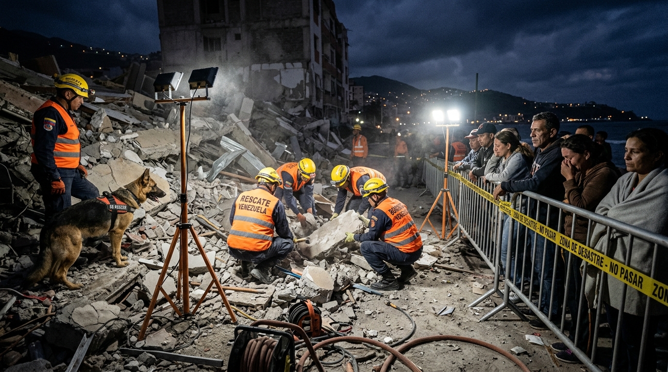 Seven Days In, and Hope Is Running Out: Venezuela's Earthquake Death Toll Climbs Past 2,000